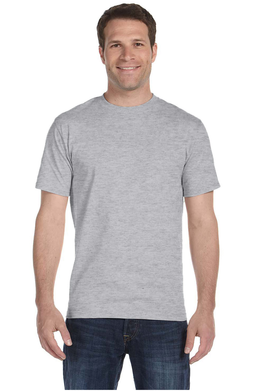 grey t shirt gildan