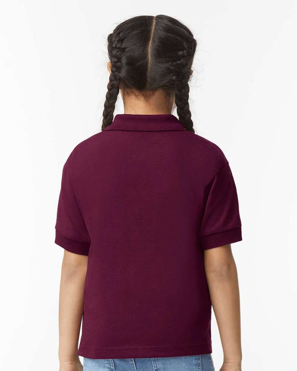 Gildan 8800B - YOUTH S/S JERSEY POLO JUNIOR 6 oz.