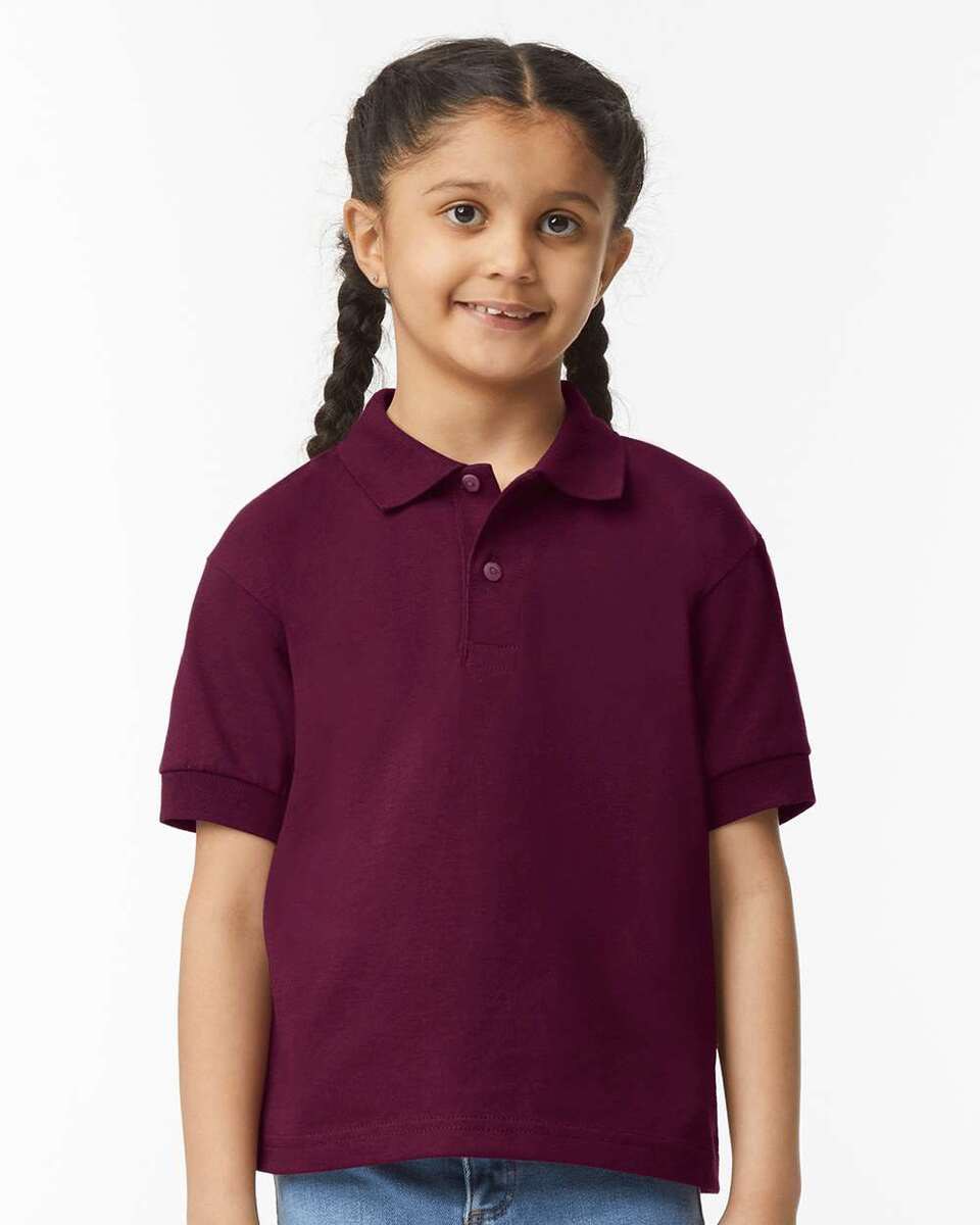 Gildan 8800B - YOUTH S/S JERSEY POLO JUNIOR 6 oz.