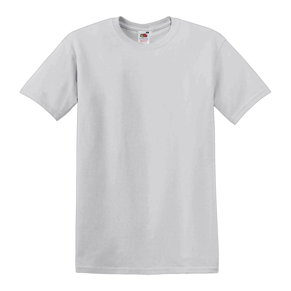 Fruit Of The Loom Coton Uni Blanc Femme Homme Tee Shirt T-Shirt T-shirt NOUVEAU 