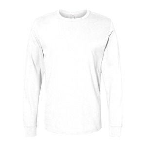 Fruit of the Loom SC201 - Valueweight Long Sleeve T (61-038-0) White