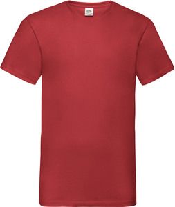 Fruit of the Loom SC22V - T-shirt til mænd i bomuld med V-hals