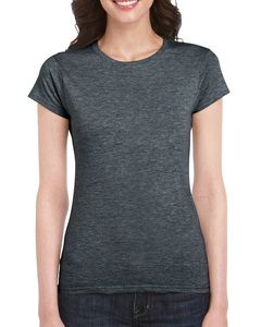 Gildan GI6400L - Women's 100% Cotton T-Shirt Dark Heather
