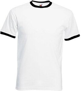 Fruit of the Loom SC61168 - Men's Two-Tone T-Shirt White/Black