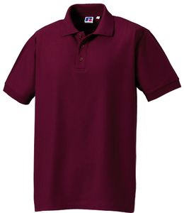 Russell RU577M - Men's Ultimate Cotton Polo Burgundy