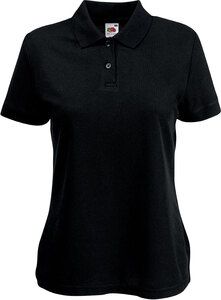 Fruit of the Loom SC63212 - Polo Ladyfit 65/35 (63-212-0) Negro