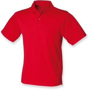 Henbury H475 - Coolplus® Wicking Piqué Polo Shirt Classic Red