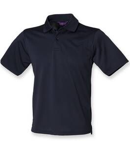 Henbury H475 - Coolplus® Wicking Piqué Polo Shirt Navy