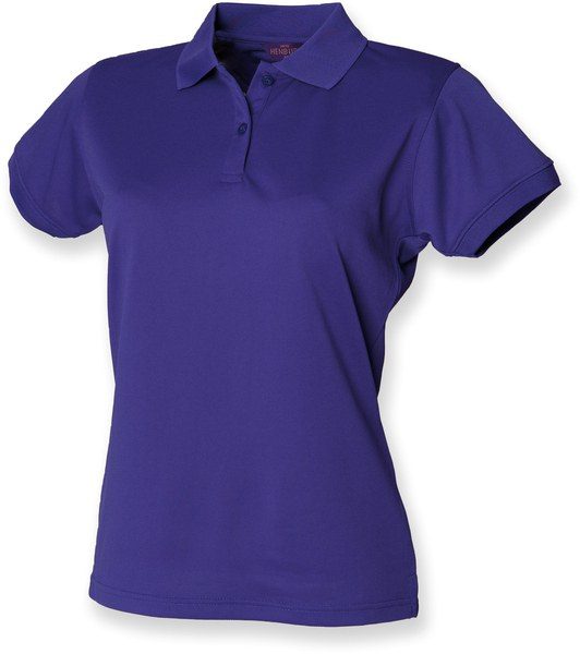 Henbury H476 - Ladies Coolplus® Wicking Piqué Polo Shirt