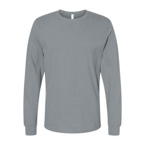 Fruit of the Loom SC4 - Men's Long Sleeve Cotton Sweatshirt Heather Grey