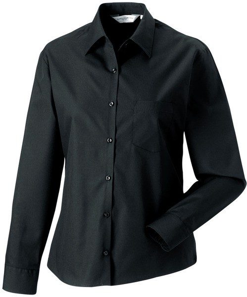 Russell Collection RU936F - Camisa Pure Cotton En Manga Larga