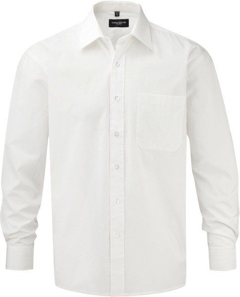 Russell Collection RU936M - Camisa Pure Cotton En Manga Larga