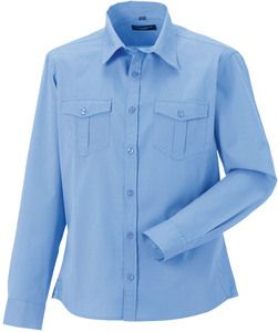 Russell Collection RU918M - Mens Roll Sleeve Shirt - Long Sleeve