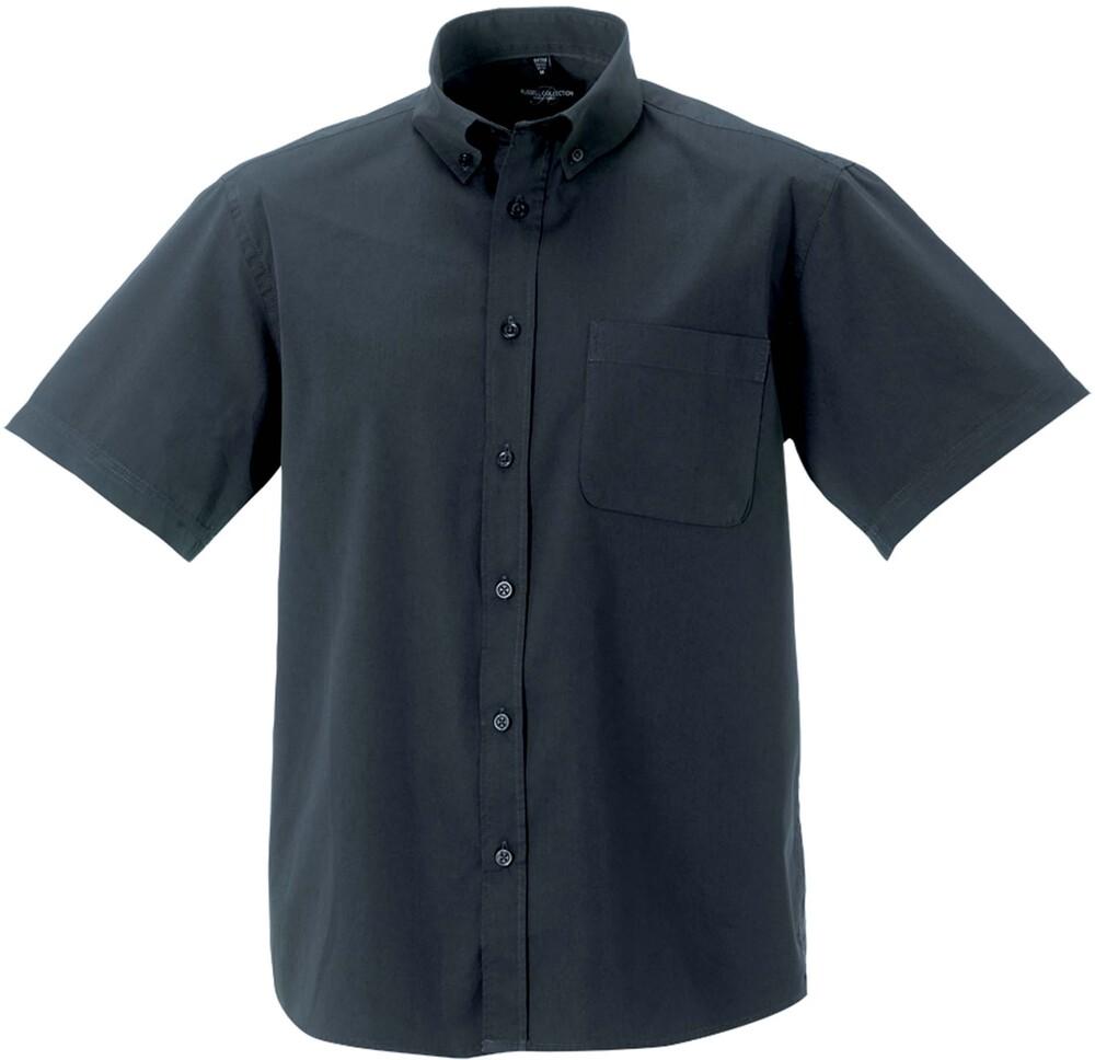 Russell Collection RU917M - Twill Shirt - Chemise Manches Courtes En Coton Sergé Pour Homme