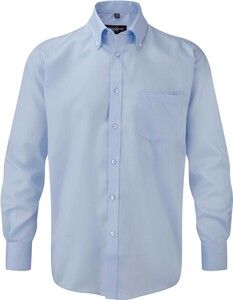 Russell Collection RU956M - Men's Long Sleeve Ultimate Non-Iron Shirt Bright Sky