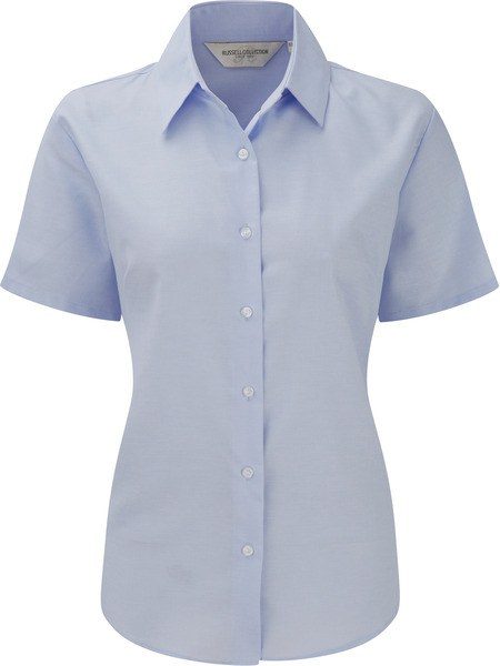 Russell Collection RU933F - Ladies Short Sleeve Easy Care Oxford Shirt