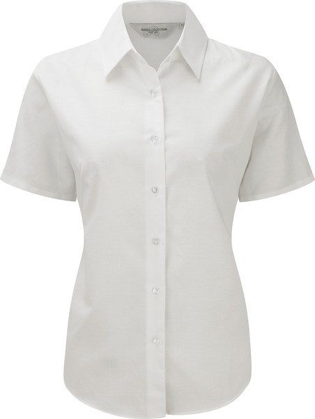 Russell Collection RU933F - Camisa Oxford En Manga Corta Y De FÁcil Cuidado