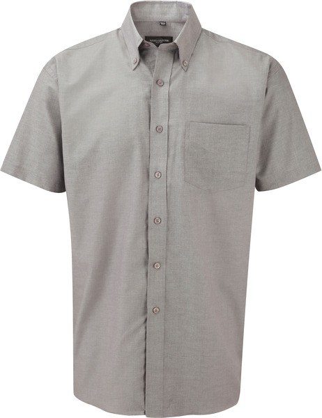 Russell Collection RU933M - Camisa Oxford En Manga Corta Y De FÁcil Cuidado