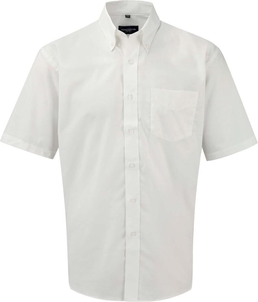 Russell Collection RU933M - Men's Short Sleeve Easy Care Oxford Shirt