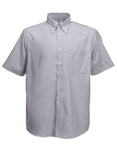 Fruit of the Loom SC65112 - Oxford Shirt Short Sleeves (62-112-0) Oxford Grey