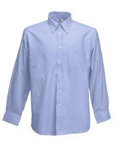 Fruit of the Loom SC65114 - Oxford Shirt Long Sleeves Oxford Blue
