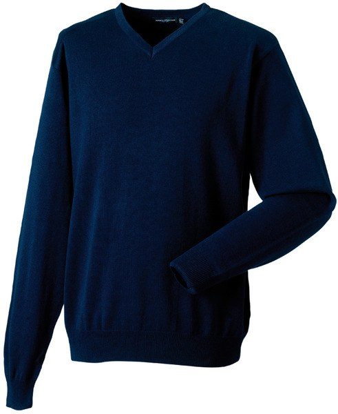 Russell Collection RU710M - V-Neck Knitted Pullover