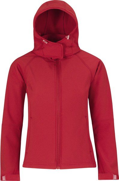 B&C CGJW937 - Womens Waterproof Softshell Jacket with Detachable Hood