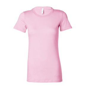Bella B6004 - Ring Spun T-shirt for Women  Pink