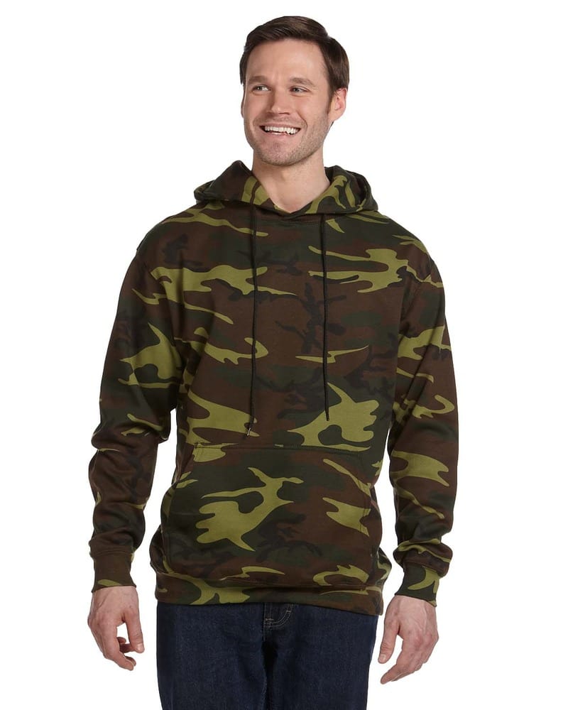 Code Five 3969 - Camouflage Pullover Hooded Sweatshirt