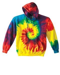 Tie-Dye CD877 - 8.5 oz. Tie-Dyed Pullover Hood Reactive Rainbow
