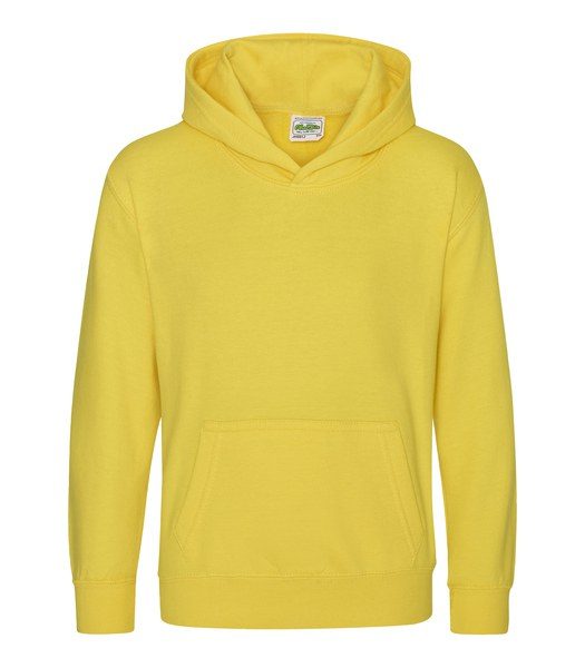 AWDIS JUST HOODS JH01J - Eco-Friendly Kids Cotton Hoodie with Kangaroo Pocket