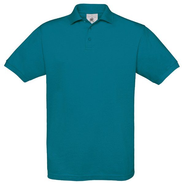 B&C Collection BA301 - Classic Short Sleeve Polo Shirt with Ribbed Collar