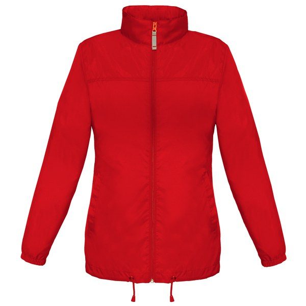 B&C Collection B601F - Feminine Fit Windbreaker Jacket with Concealed Hood