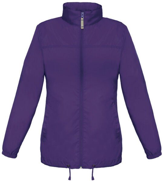 B&C Collection B601F - Feminine Fit Windbreaker Jacket with Concealed Hood