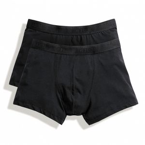 Fruit of the Loom SS700 - Classic shorty 2 pack Black