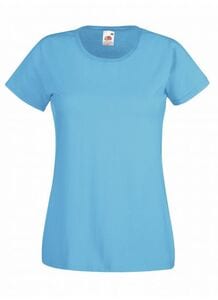 Fruit of the Loom SS050 - Lady-fit valueweight tee Azure Blue
