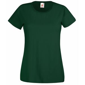 Fruit of the Loom SS050 - Lady-fit valueweight tee Bottle Green