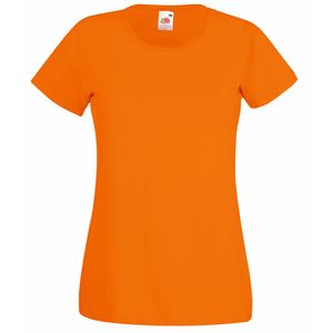 Fruit of the Loom SS050 - Lady-fit valueweight tee Orange