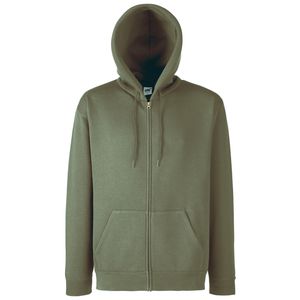 Fruit of the Loom SS222 - Classic 80/20 hooded sweatshirt jacket Classic Olive