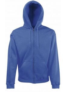 Fruit of the Loom SS222 - Classic 80/20 hooded sweatshirt jacket Royal Blue