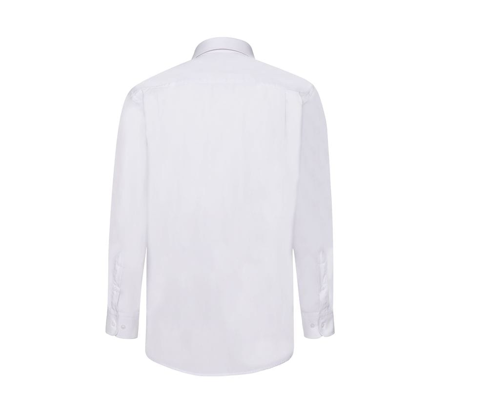 Fruit of the Loom SS118 - Poplin damesoverhemd met lange mouwen