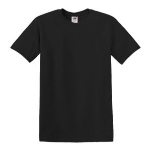Fruit of the Loom SS008 - Heavy cotton tee Black