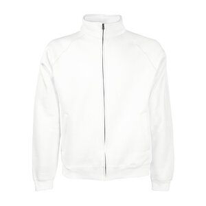 Fruit of the Loom SS226 - Classic 80/20 sweatshirt jacket White