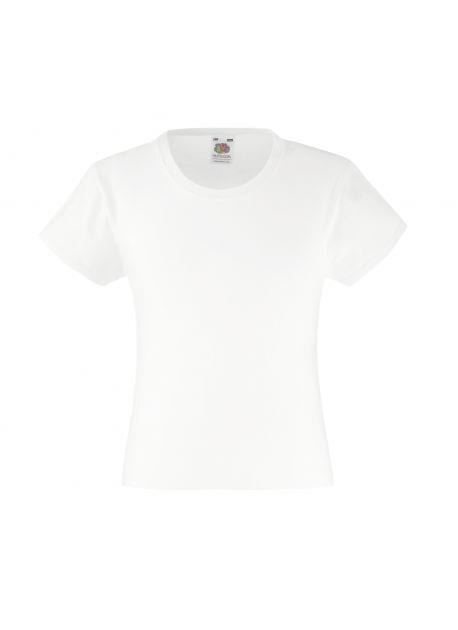Fruit of the Loom SS005 - Mädchen T-Shirt Valueweight