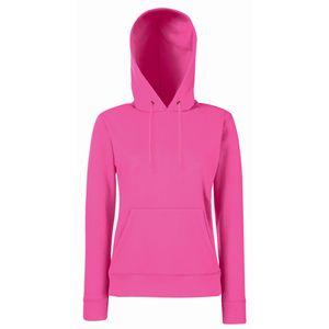 Fruit of the Loom SS038 - Classic 80/20 lady-fit hooded sweatshirt Light Pink