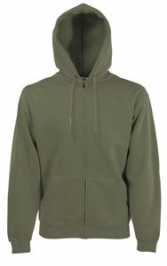 Fruit of the Loom SS822 - Premium 70/30 hooded sweatshirt jacket Classic Olive