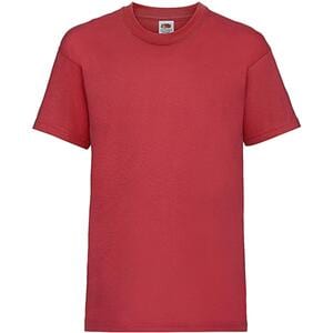 Fruit of the Loom SS031 - Kids valueweight tee Red