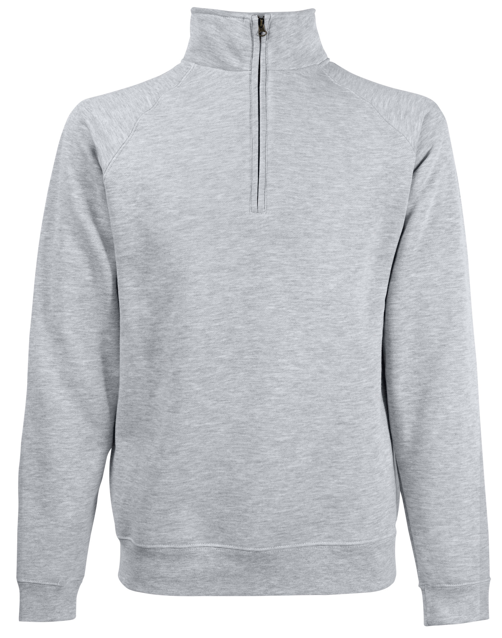 Mens zip 2024 neck sweatshirt