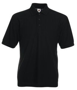 Fruit of the Loom SS402 - 65/35 Polo Black