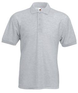 Fruit of the Loom SS402 - 65/35 Polo Heather Grey